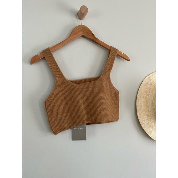 Everlane | The Cozy-Stretch Tank | Camel | Sz M | NWT - Picture 4 of 7